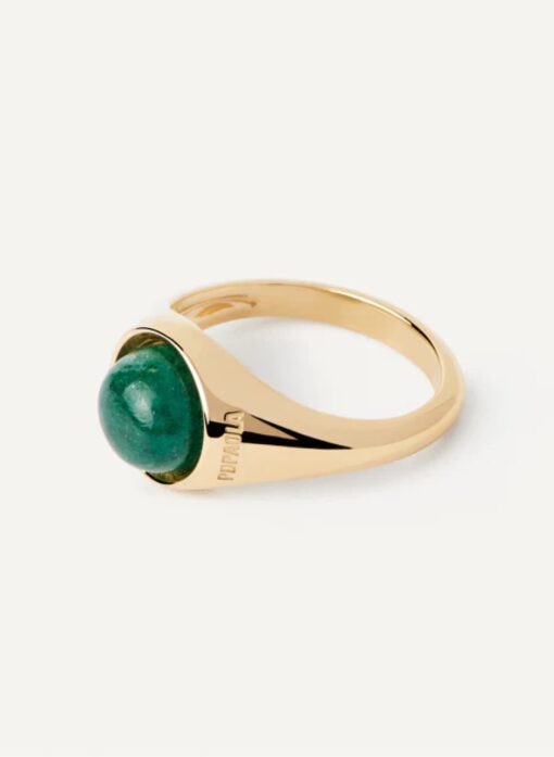 XGreen Aventurine Moon Ring - Image 3
