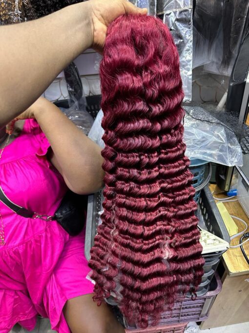 Curly Oxblood