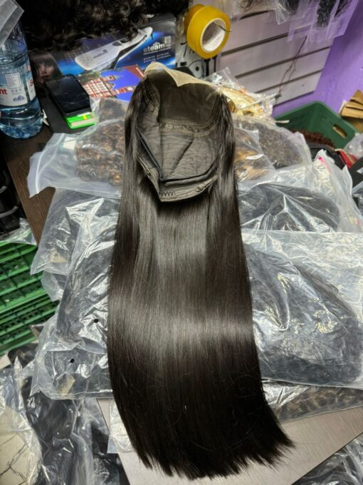 24inches bone straight 5x5 closure